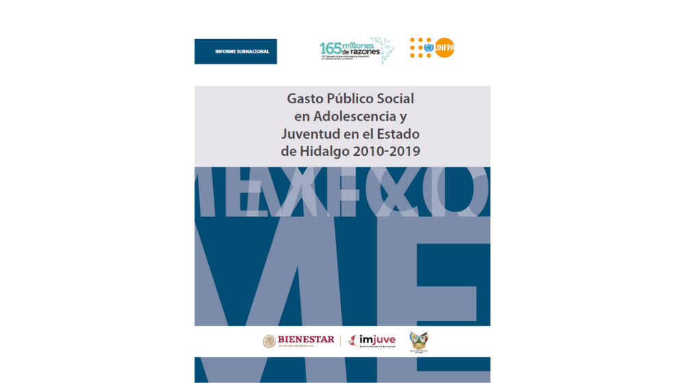 Gasto Público Social en Adolescencia y Juventud en el Estado de Hidalgo 2010-2019