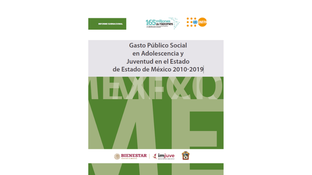 Gasto Público Social en Adolescencia y Juventud en el Estado de Estado de México 2010-2019