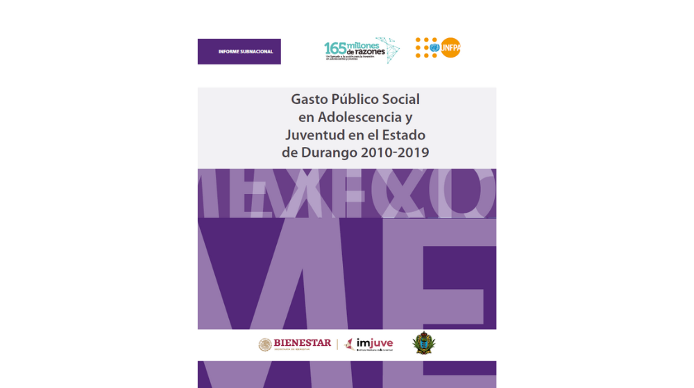 Gasto Público Social en Adolescencia y Juventud en el Estado de Durango 2010-2019