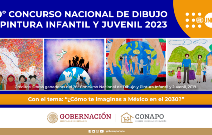 Ganadoras y ganadores del 30° Concurso Nacional de Dibujo y Pintura Infantil y Juvenil 2023. 