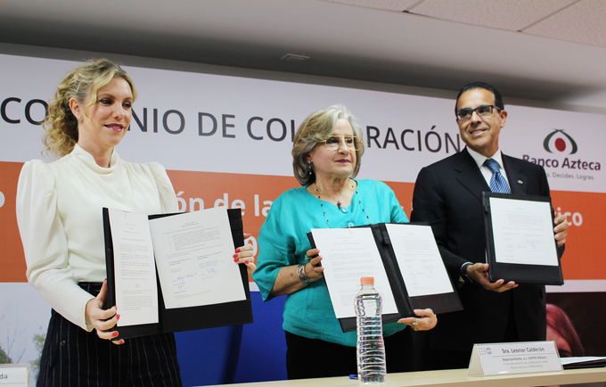 Convenio entre Banco Azteca y UNFPA México