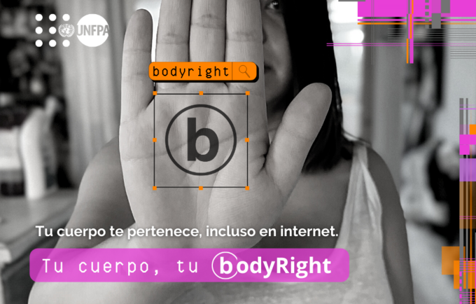 La campaña “Tu cuerpo, tu #Bodyright” busca hacer un llamado a garantizar que las fotos íntimas reciban el mismo respeto y prote