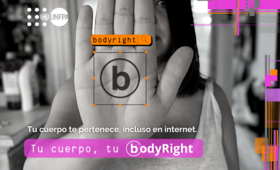La campaña “Tu cuerpo, tu #Bodyright” busca hacer un llamado a garantizar que las fotos íntimas reciban el mismo respeto y prote