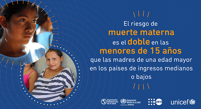 América Latina y el Caribe continúan siendo las subregiones con la segunda tasa más alta en el mundo de embarazos adolescentes.