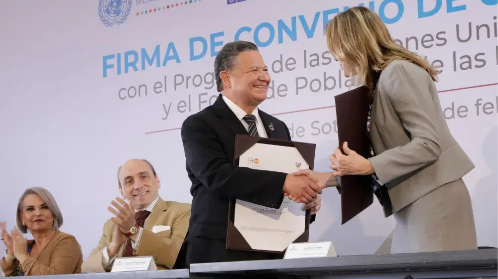 UNFPA México y el Gobierno de Hidalgo firman convenio para impulsar el desarrollo de niñas, niños y adolescentes