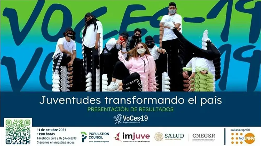 Participan 123 mil jóvenes en el primer Estudio VoCes-19 sobre el impacto de la pandemia del COVID-19