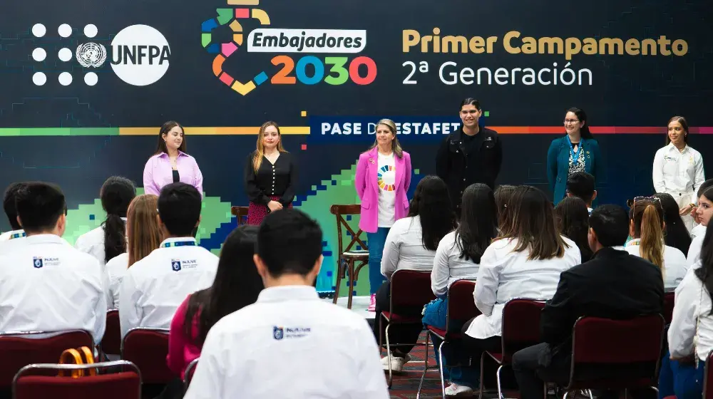 UNFPA México e INJUVE Nuevo León inauguran los campamentos del Programa Embajadores 2030 