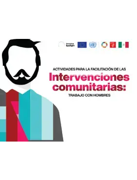 Actividades para la facilitación de las intervenciones comunitarias