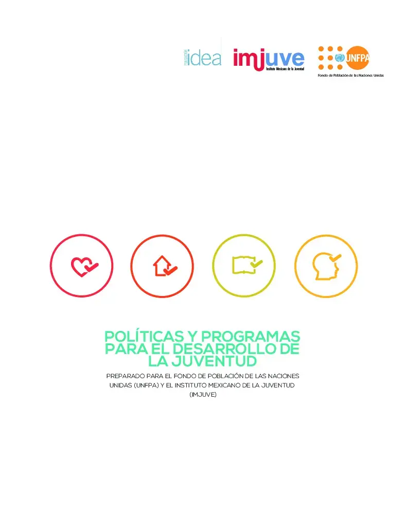 Evaluación transversal: políticas y programas para el desarrollo de la juventud