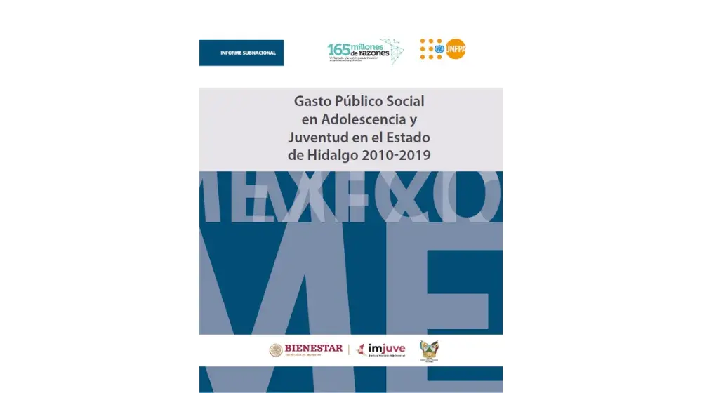 Gasto Público Social en Adolescencia y Juventud en el Estado de Hidalgo 2010-2019