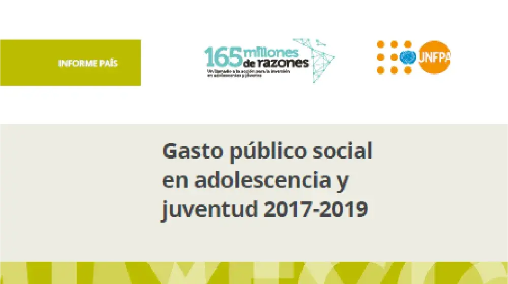 Gasto público social en adolescencia y juventud 2017-2019